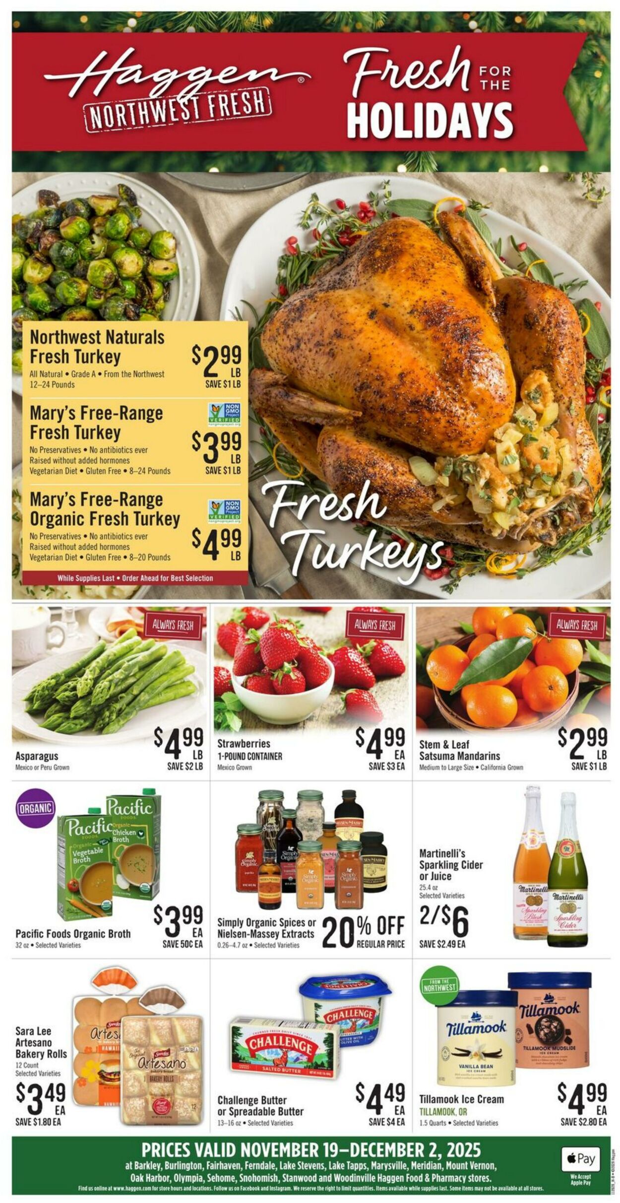 Weekly ad Haggen 11/19/2025 - 12/02/2025