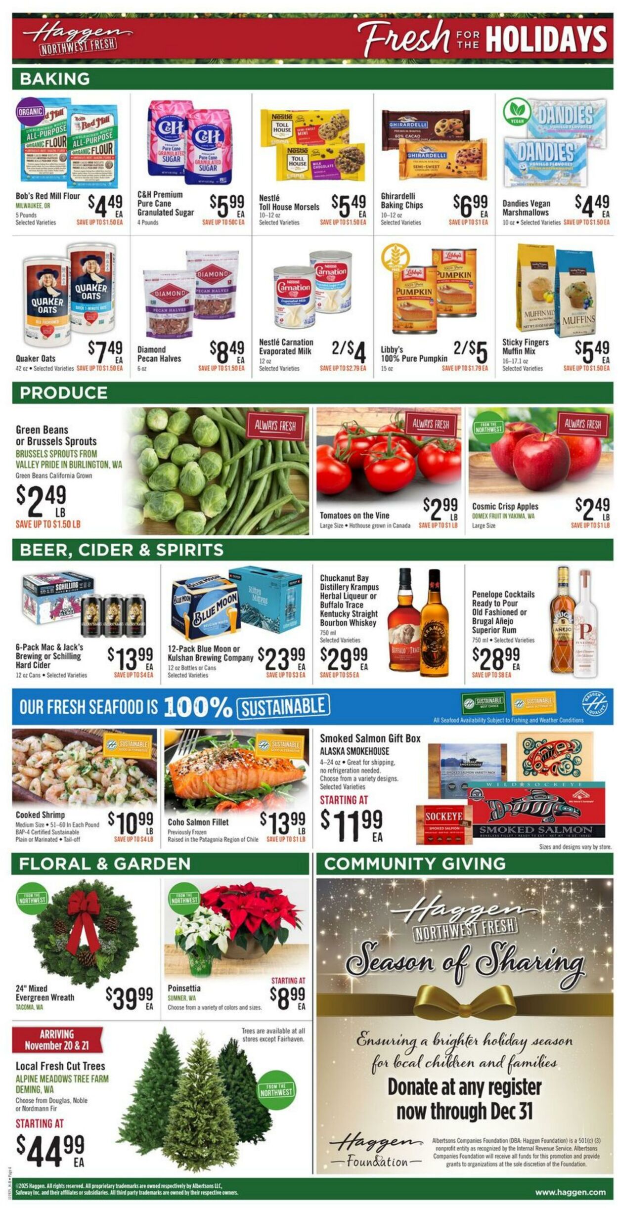 Weekly ad Haggen 11/19/2025 - 12/02/2025