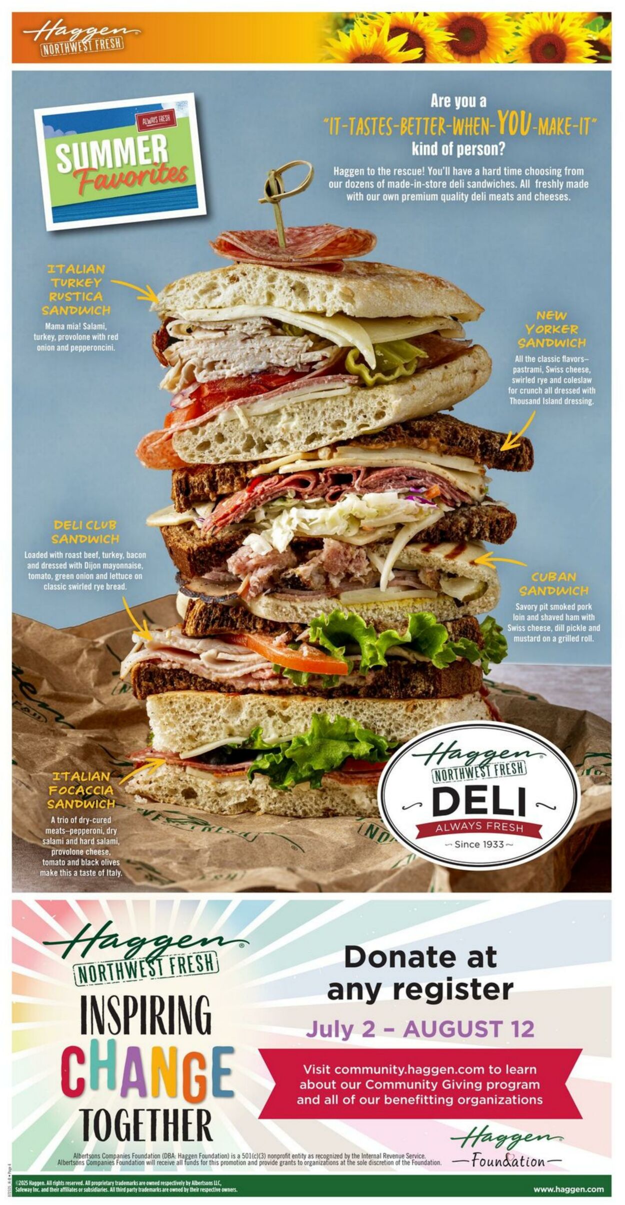 Weekly ad Haggen 07/23/2025 - 08/05/2025
