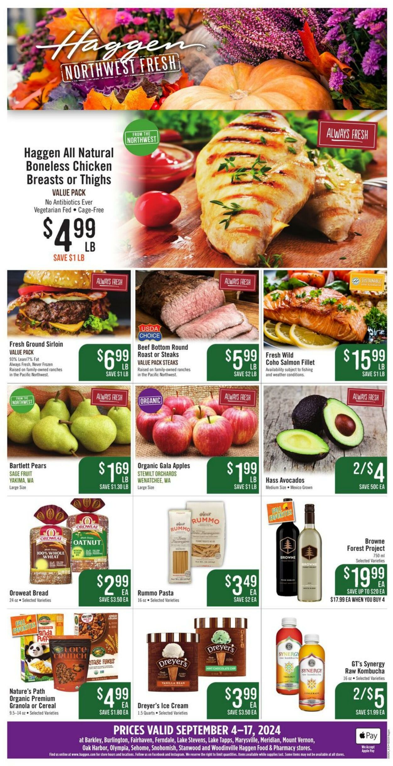 Weekly ad Haggen 09/04/2024 - 09/17/2024