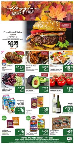 Weekly ad Haggen 09/03/2025 - 09/16/2025