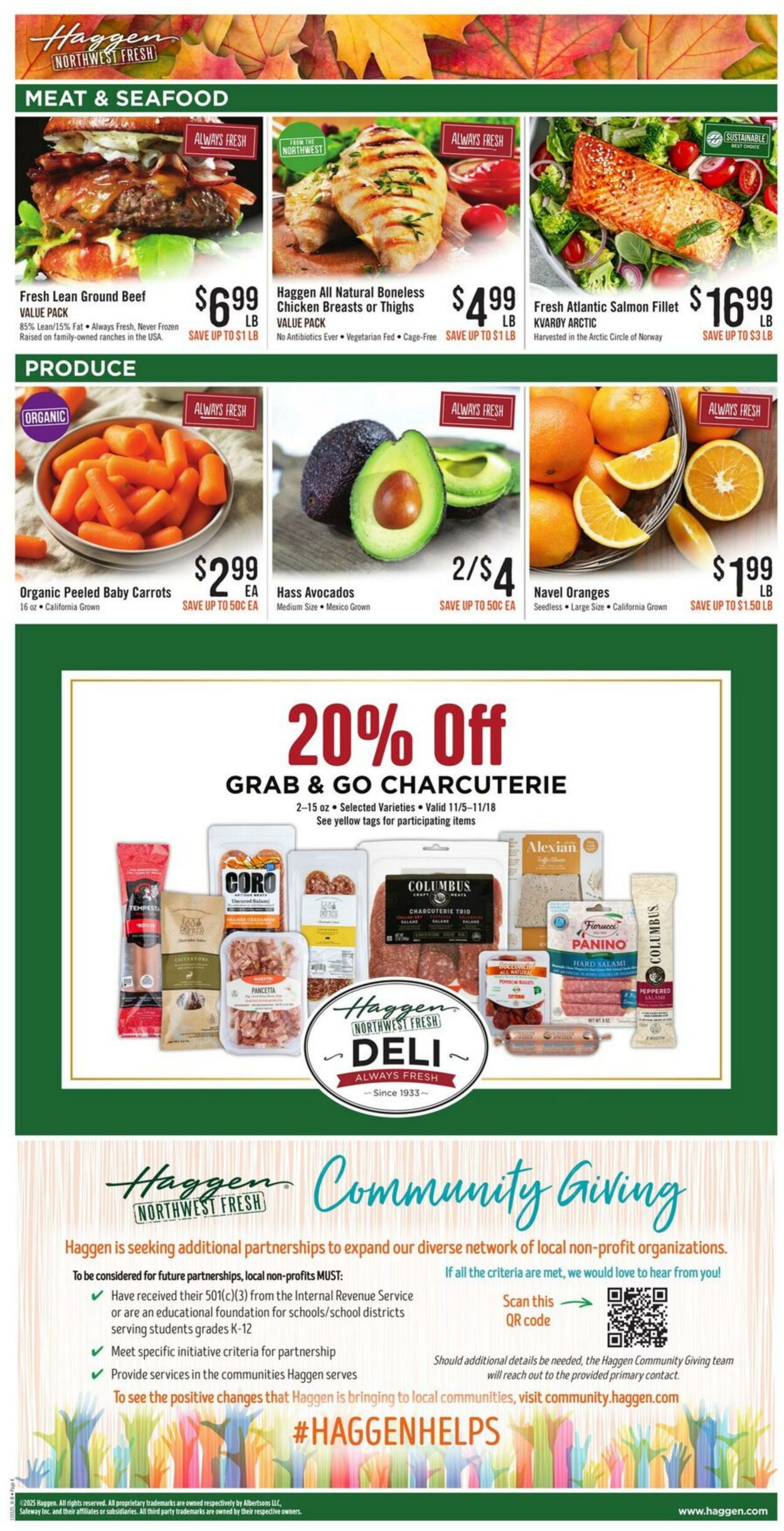 Weekly ad Haggen 11/05/2025 - 11/18/2025