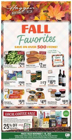 Weekly ad Haggen 11/05/2025 - 11/18/2025