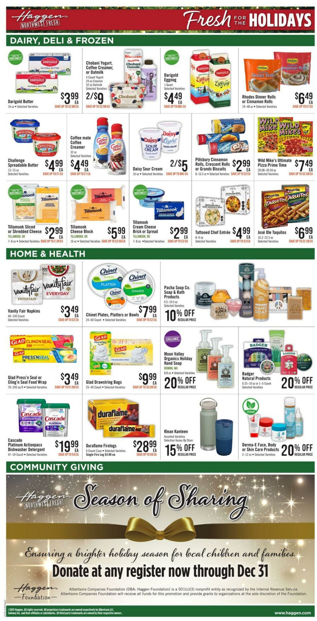 Weekly ad Haggen 12/17/2025 - 12/30/2025