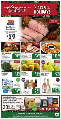 Weekly ad Haggen 11/06/2024 - 11/19/2024