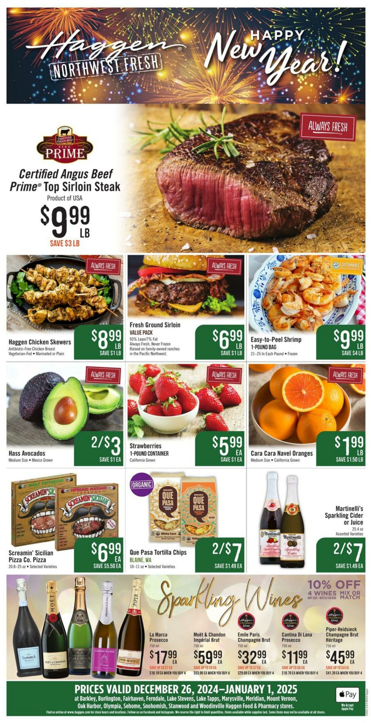 Weekly ad Haggen 12/26/2024 - 01/01/2025