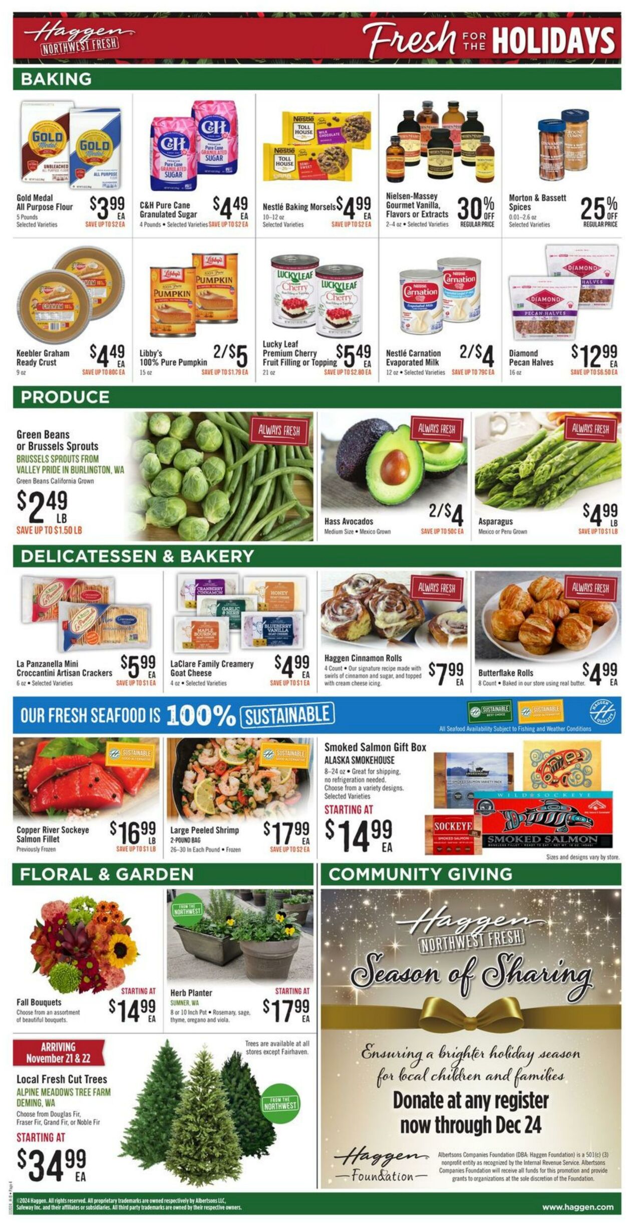 Weekly ad Haggen 11/20/2024 - 12/03/2024