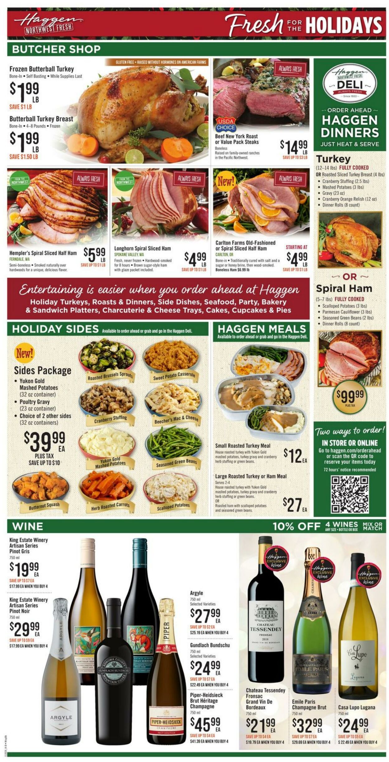 Weekly ad Haggen 11/20/2024 - 12/03/2024