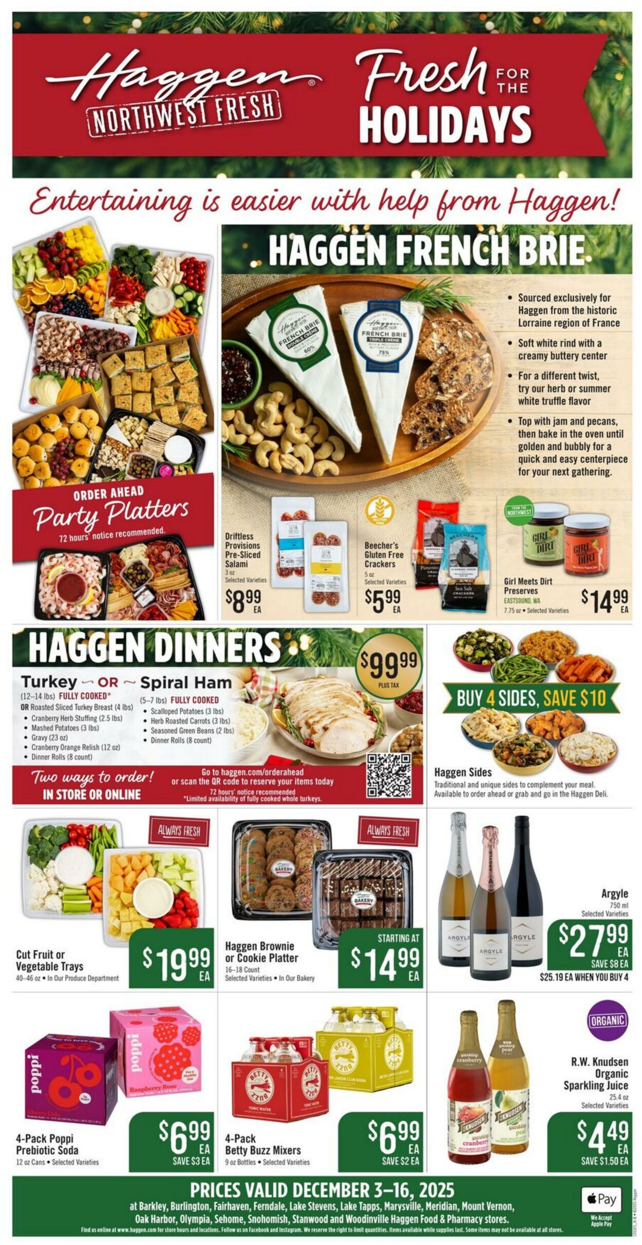 Weekly ad Haggen 12/03/2025 - 12/16/2025