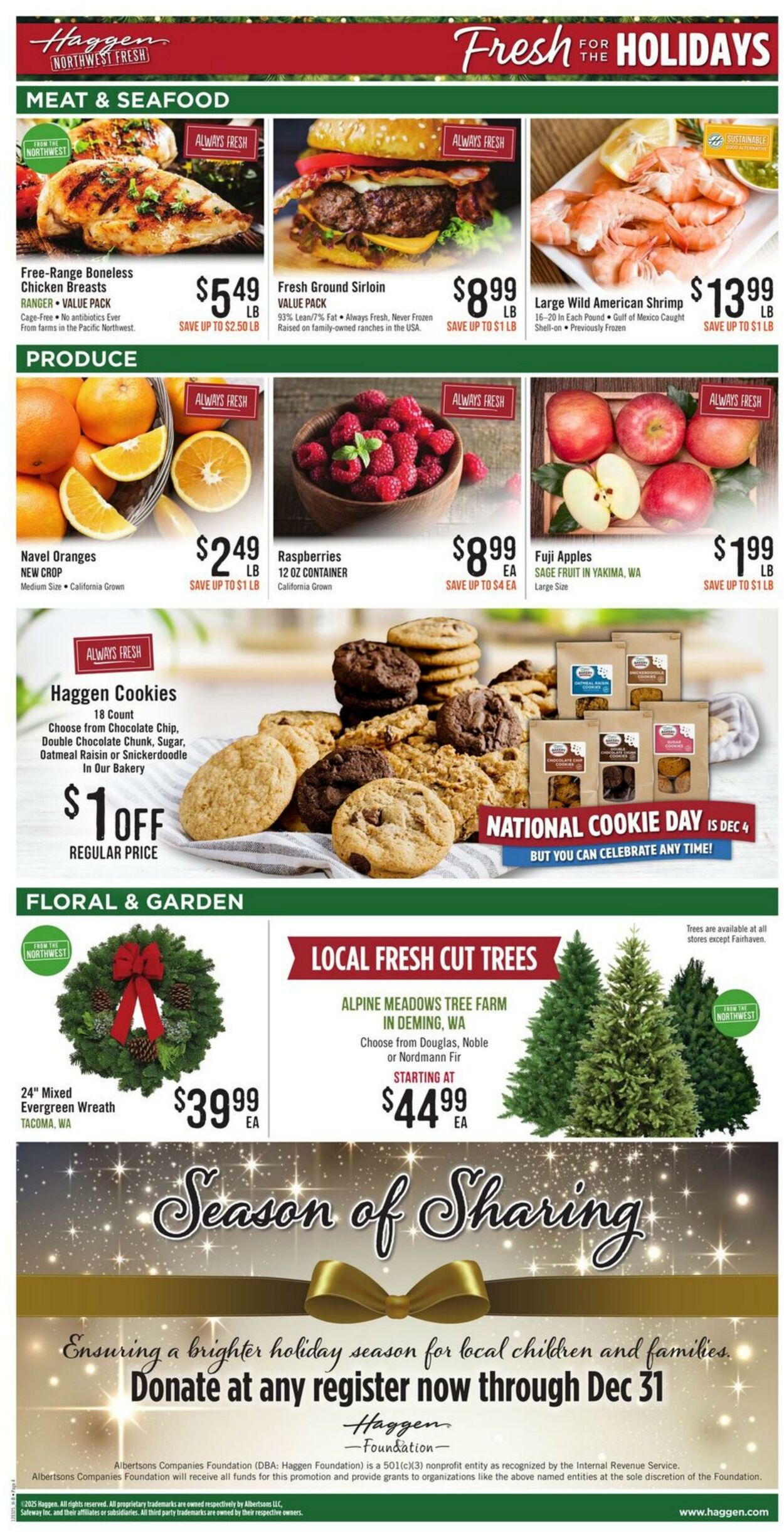 Weekly ad Haggen 12/03/2025 - 12/16/2025
