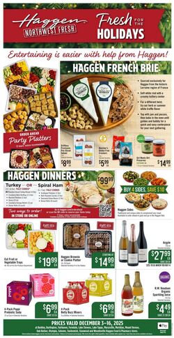 Weekly ad Haggen 12/03/2025 - 12/16/2025