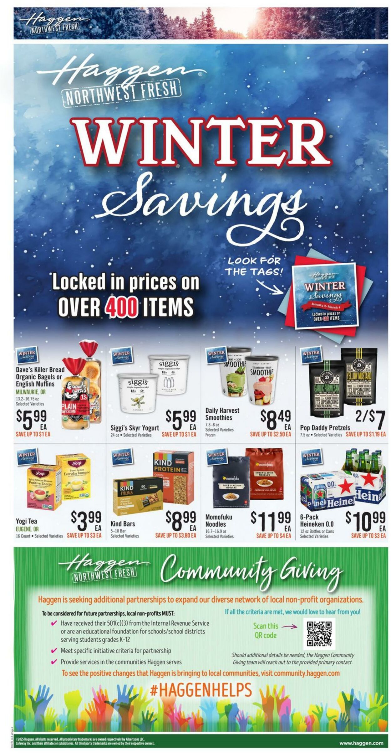 Weekly ad Haggen 01/02/2025 - 01/14/2025