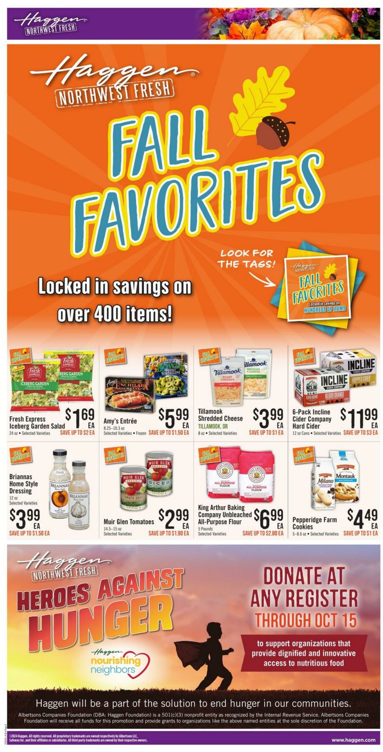 Weekly ad Haggen 10/02/2024 - 10/15/2024