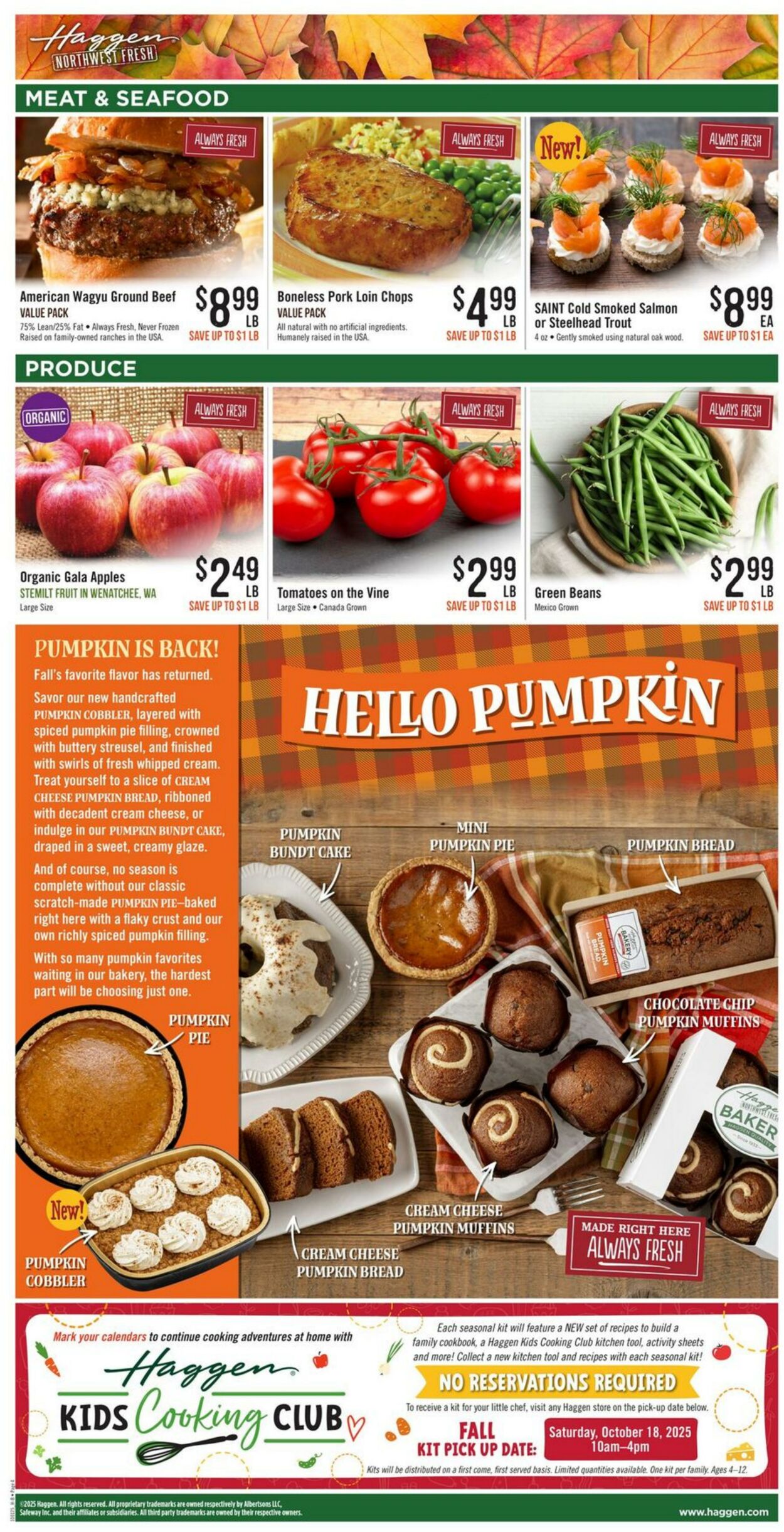 Weekly ad Haggen 10/01/2025 - 10/14/2025