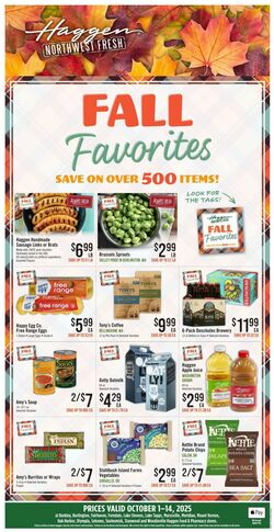 Weekly ad Haggen 10/01/2025 - 10/14/2025