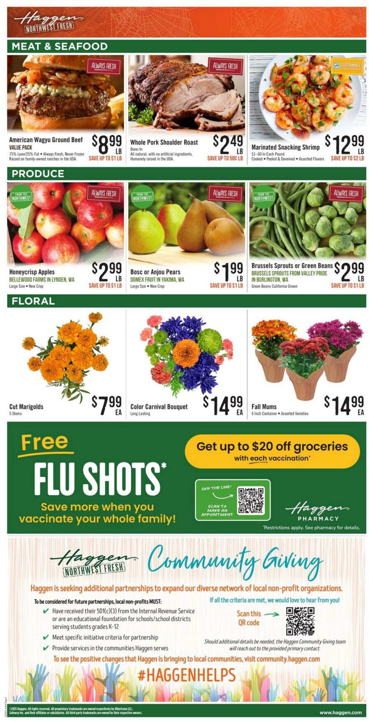 Weekly ad Haggen 10/29/2025 - 11/04/2025