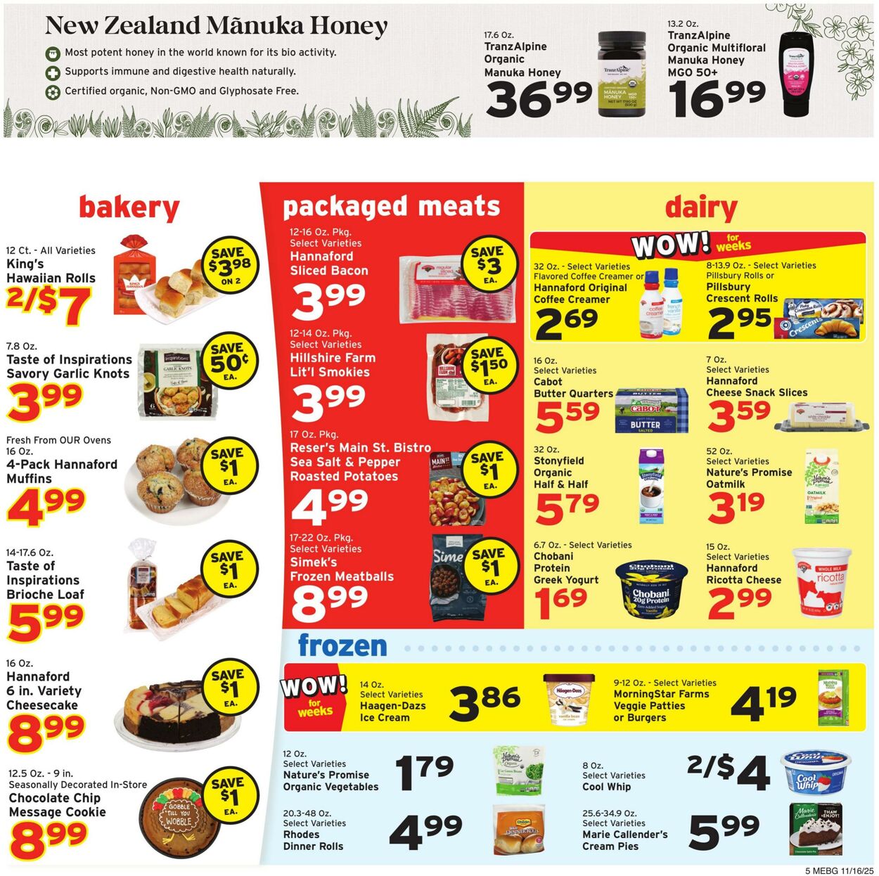 Weekly ad Hannaford 11/16/2025 - 11/22/2025