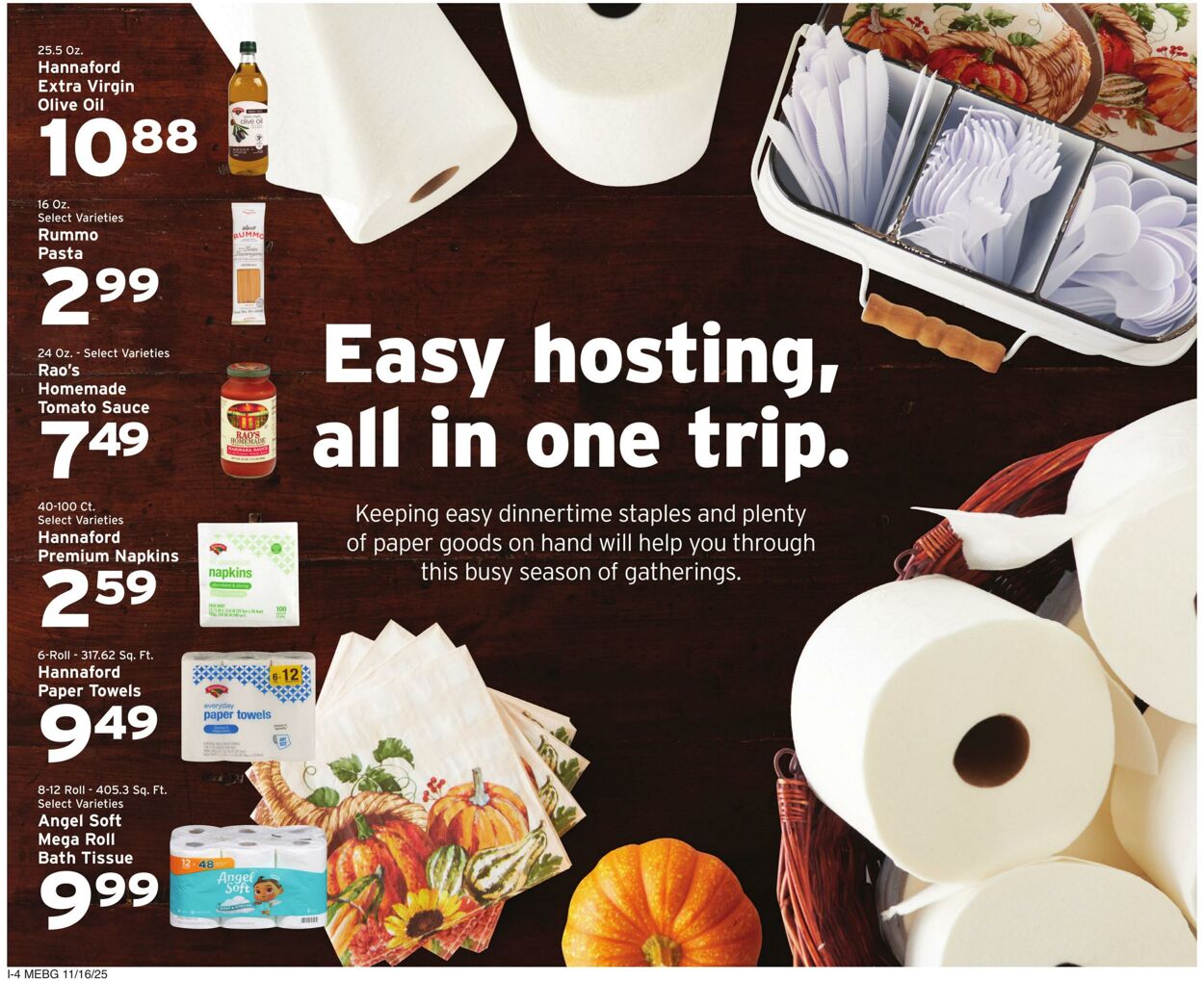Weekly ad Hannaford 11/16/2025 - 11/22/2025