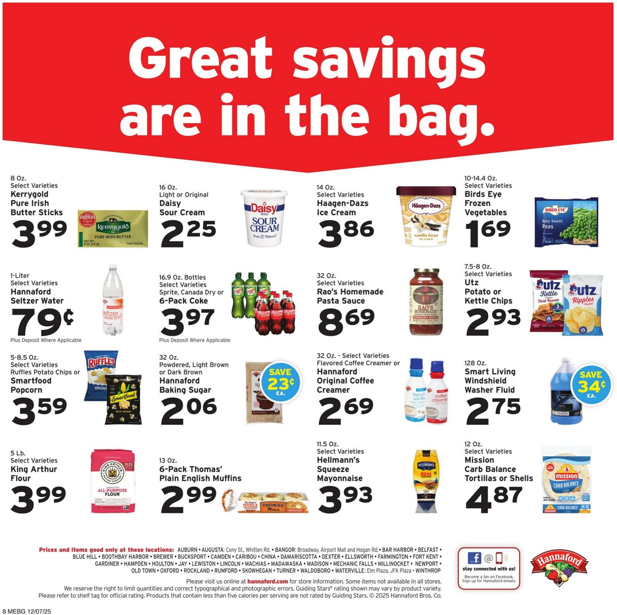 Weekly ad Hannaford 12/07/2025 - 12/13/2025