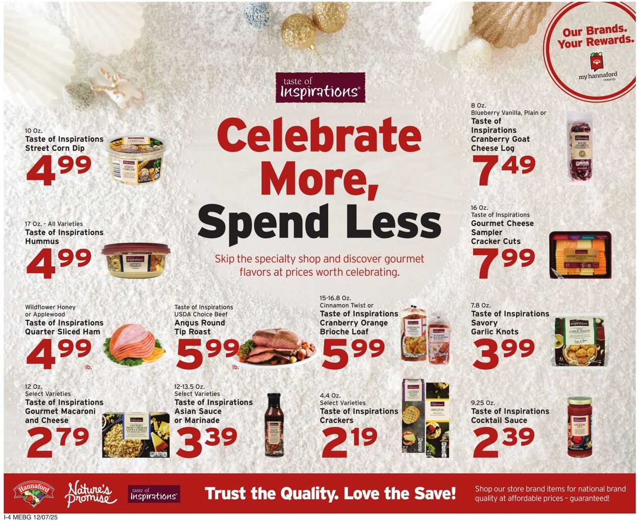 Weekly ad Hannaford 12/07/2025 - 12/13/2025