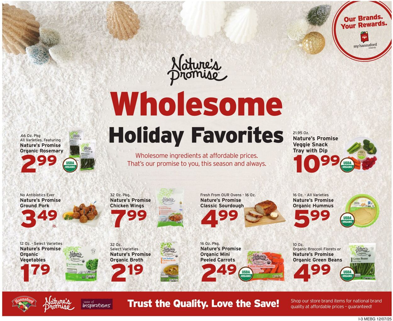 Weekly ad Hannaford 12/07/2025 - 12/13/2025