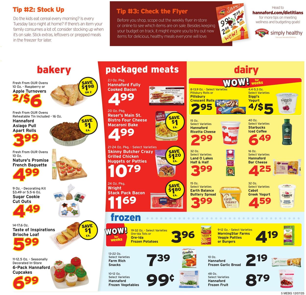 Weekly ad Hannaford 12/07/2025 - 12/13/2025