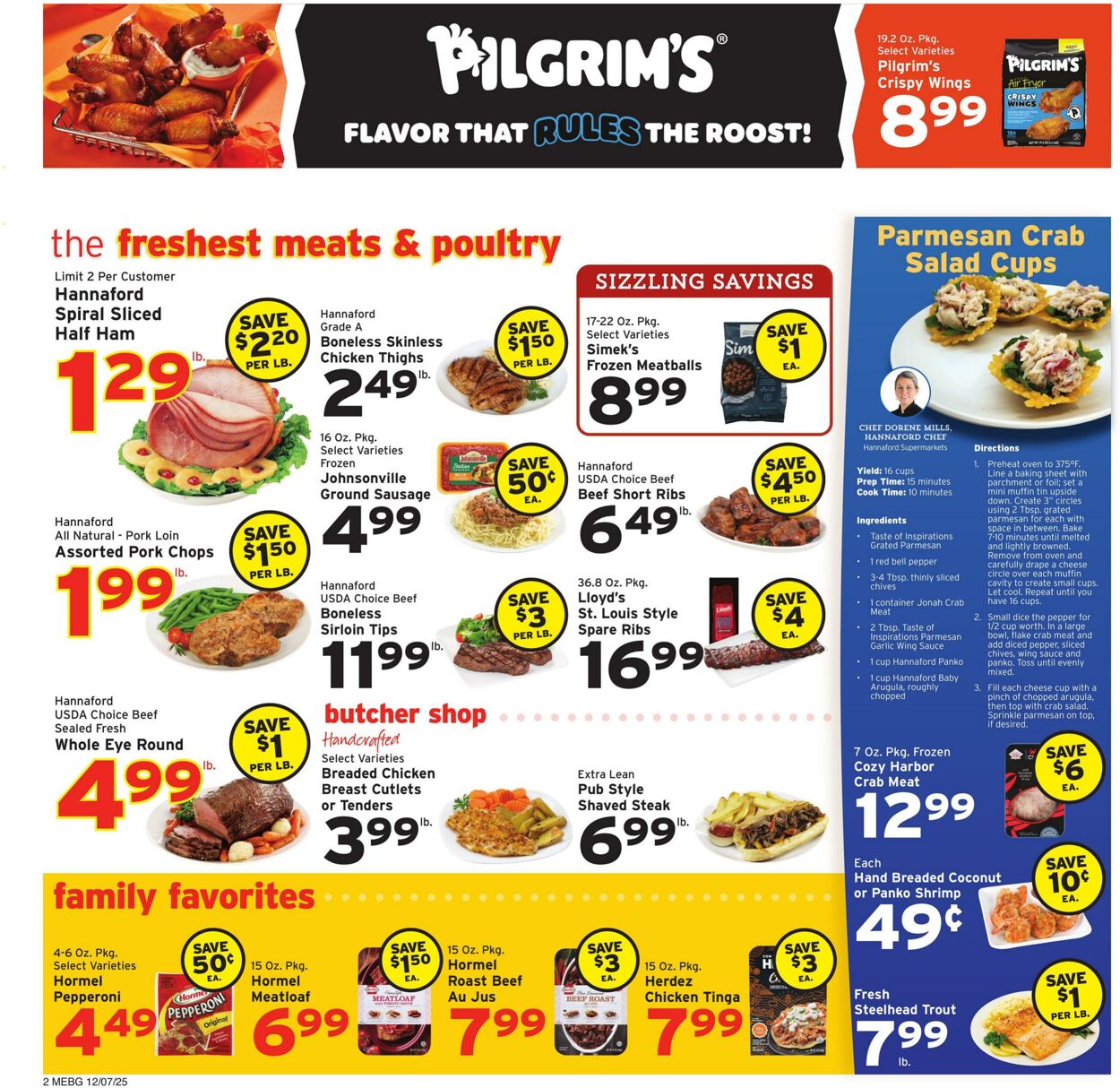 Weekly ad Hannaford 12/07/2025 - 12/13/2025
