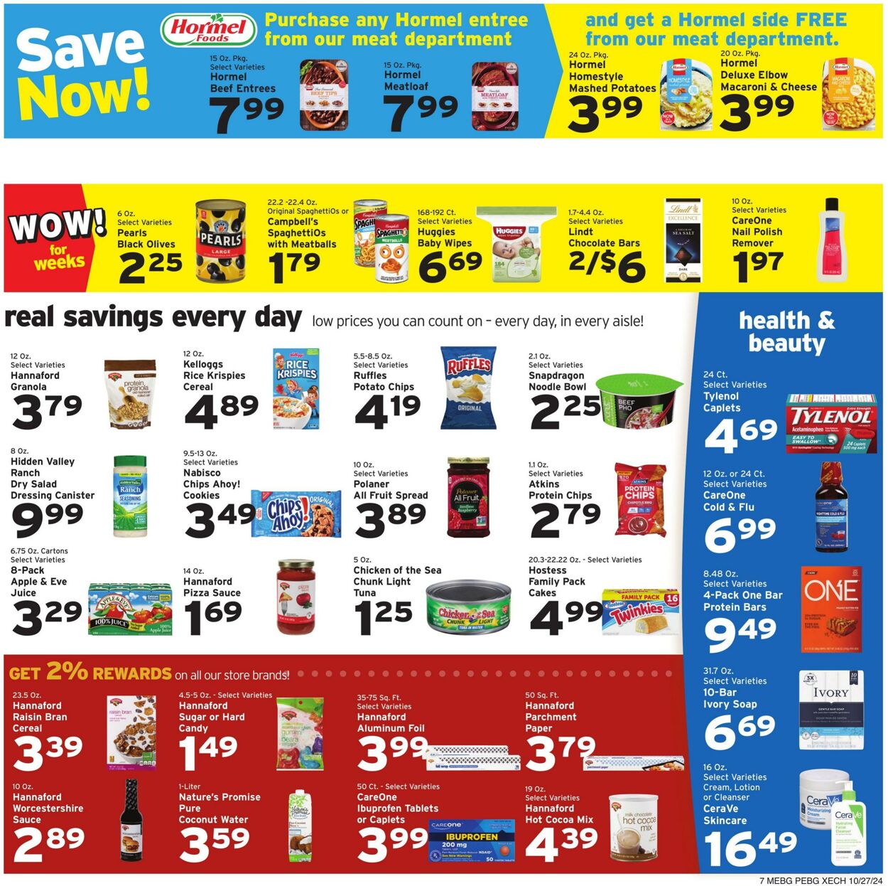 Weekly ad Hannaford 10/27/2024 - 11/02/2024