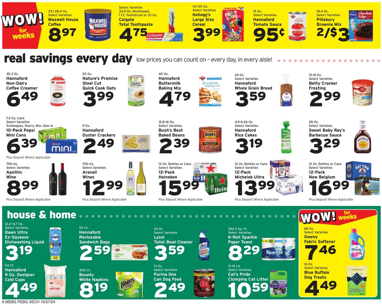 Weekly ad Hannaford 10/27/2024 - 11/02/2024