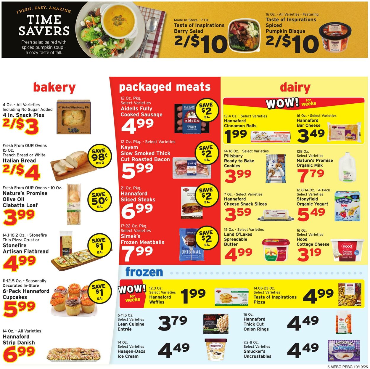 Weekly ad Hannaford 10/19/2025 - 10/25/2025
