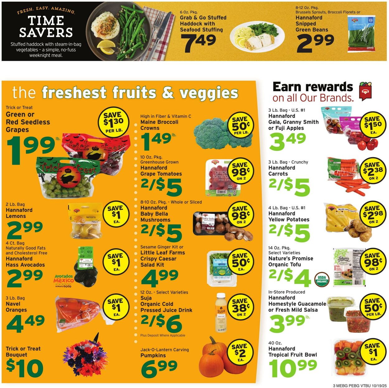 Weekly ad Hannaford 10/19/2025 - 10/25/2025
