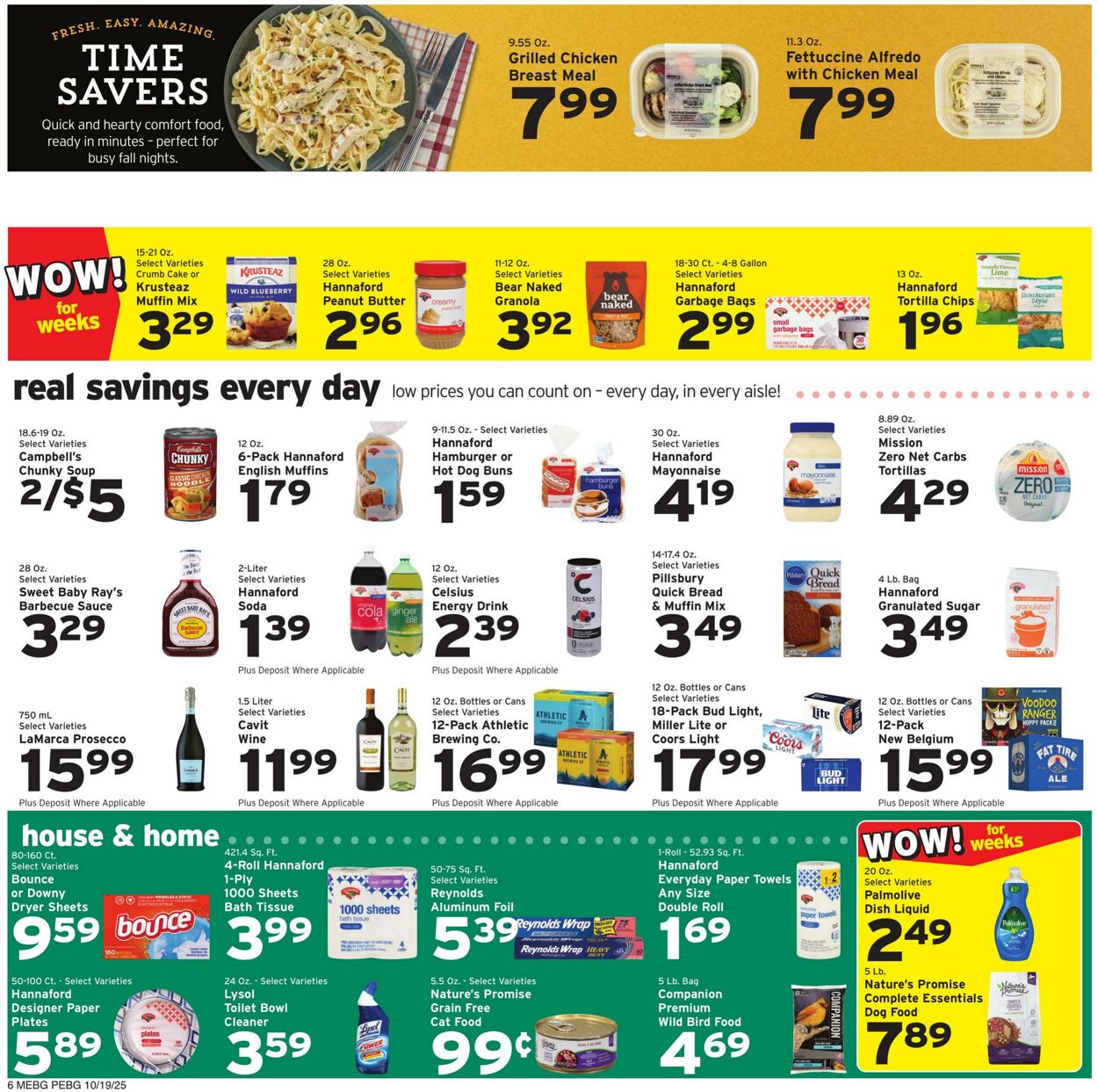 Weekly ad Hannaford 10/19/2025 - 10/25/2025