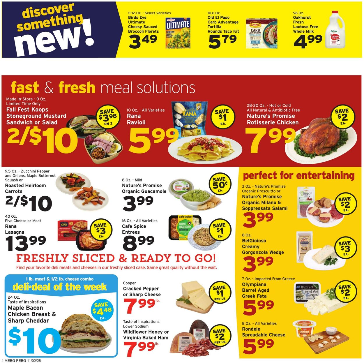 Weekly ad Hannaford 11/02/2025 - 11/08/2025