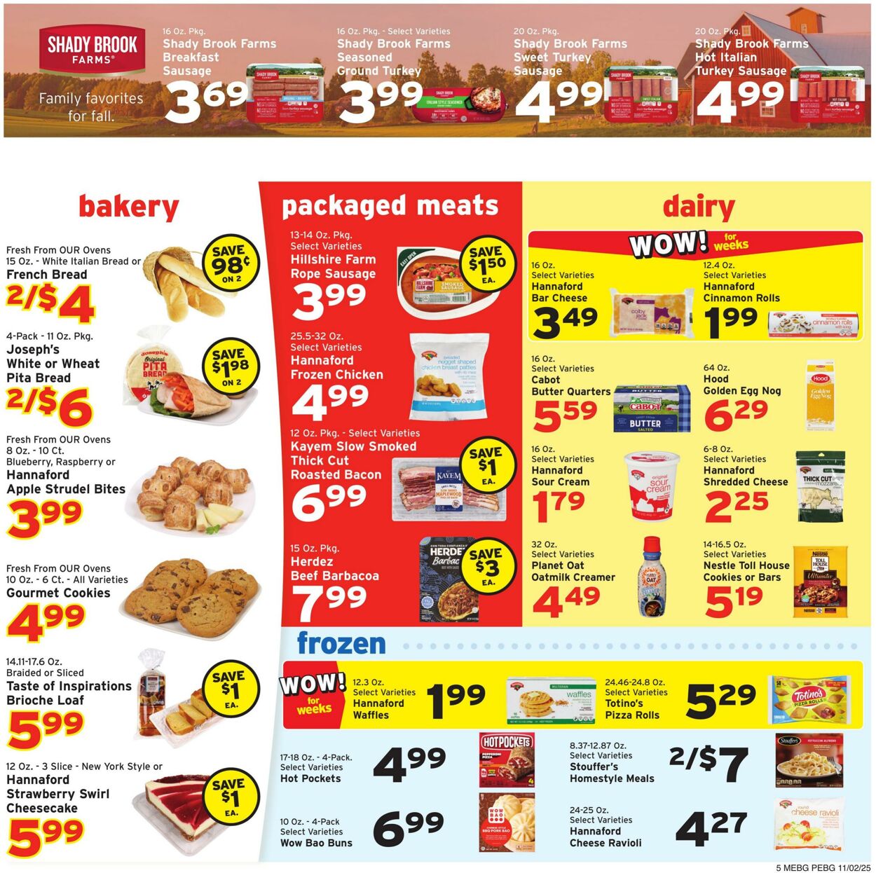 Weekly ad Hannaford 11/02/2025 - 11/08/2025