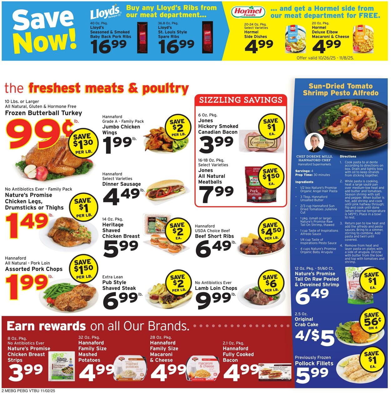 Weekly ad Hannaford 11/02/2025 - 11/08/2025