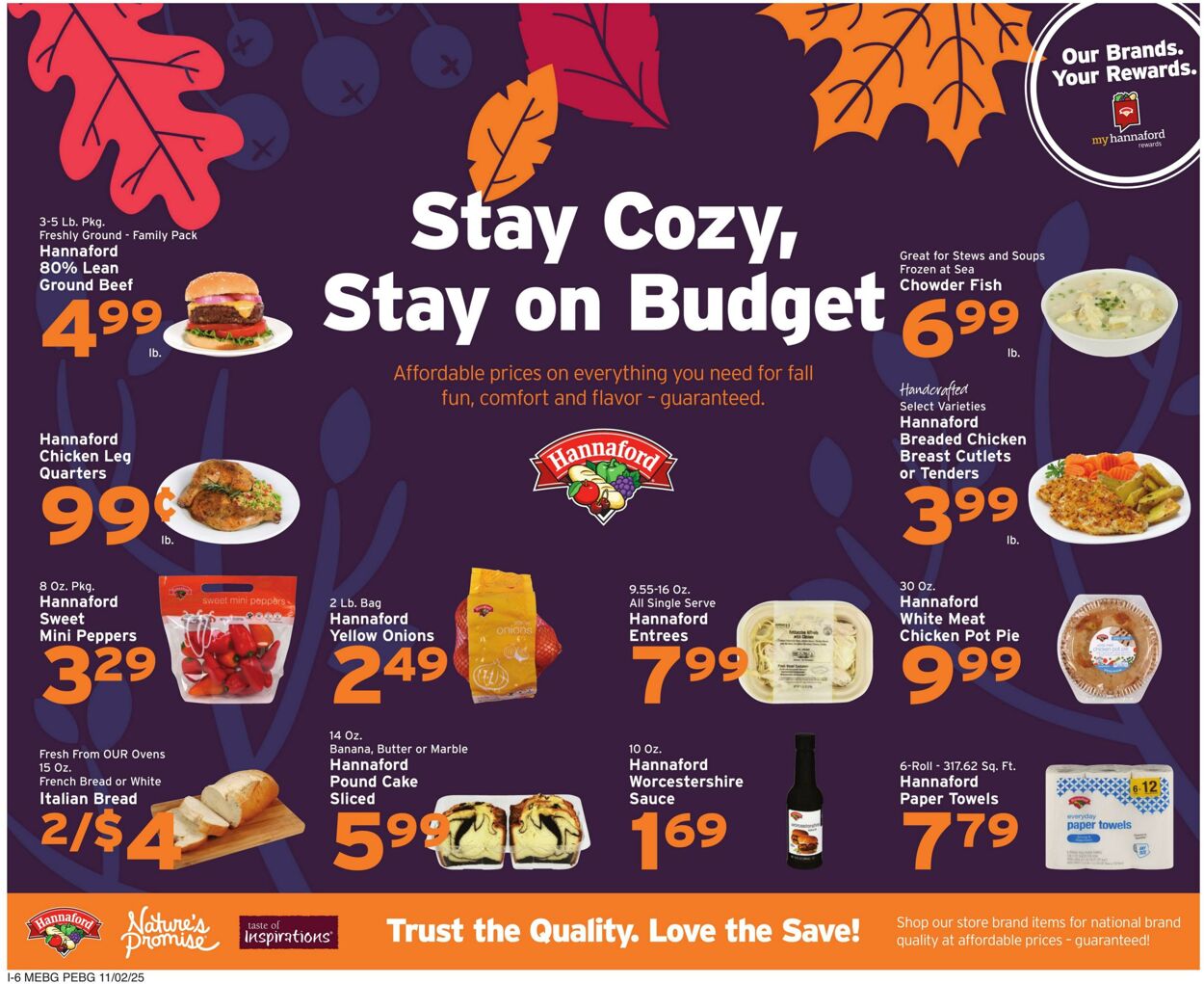 Weekly ad Hannaford 11/02/2025 - 11/08/2025