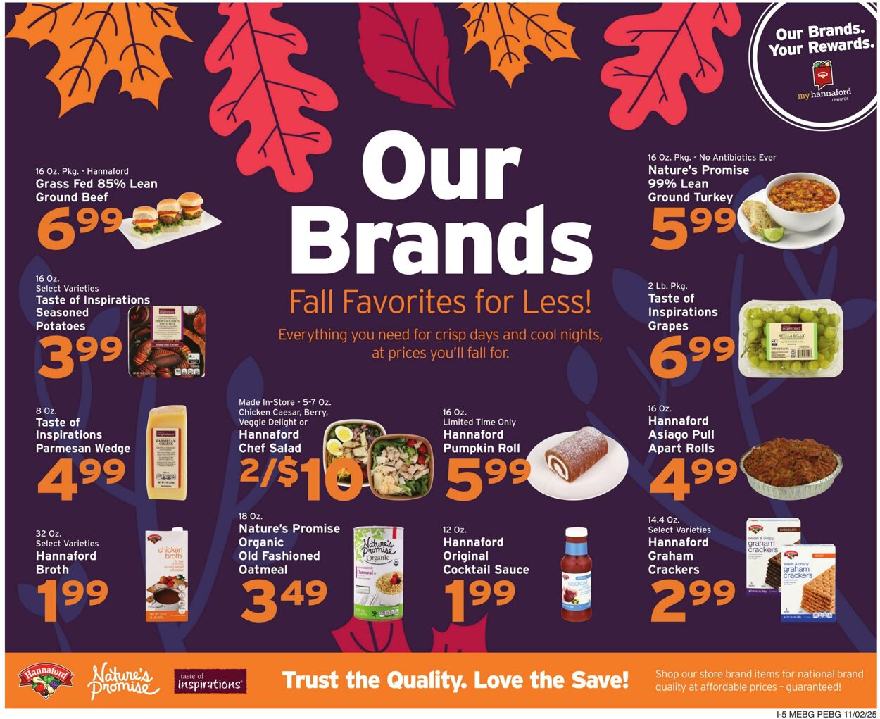 Weekly ad Hannaford 11/02/2025 - 11/08/2025