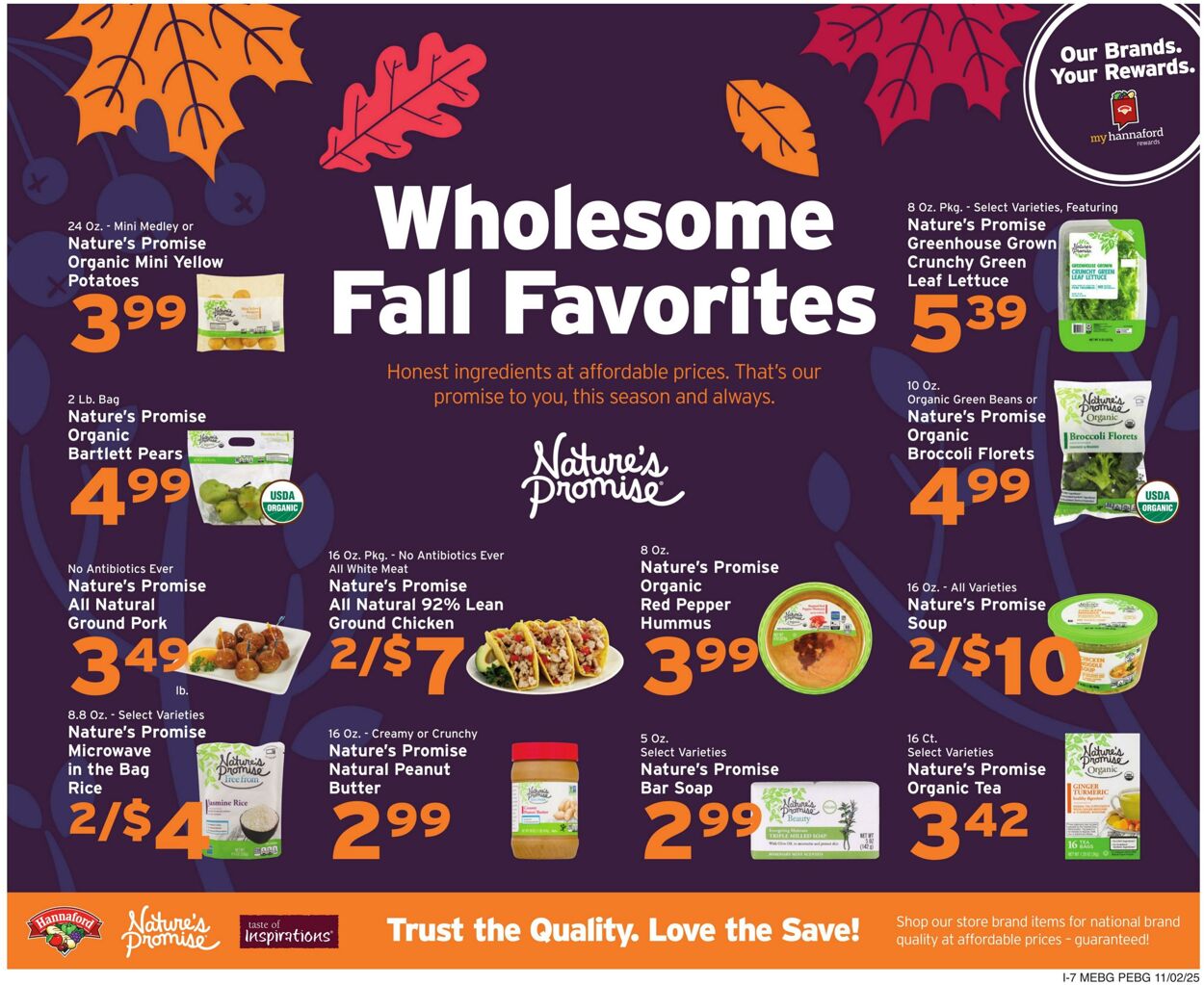 Weekly ad Hannaford 11/02/2025 - 11/08/2025