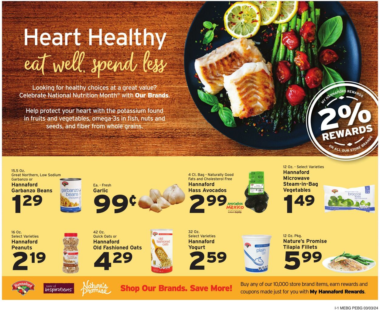 Weekly ad Hannaford 03/03/2024 - 03/09/2024