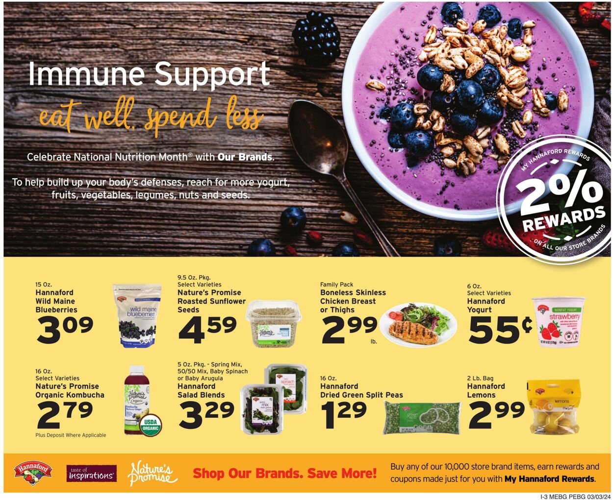 Weekly ad Hannaford 03/03/2024 - 03/09/2024