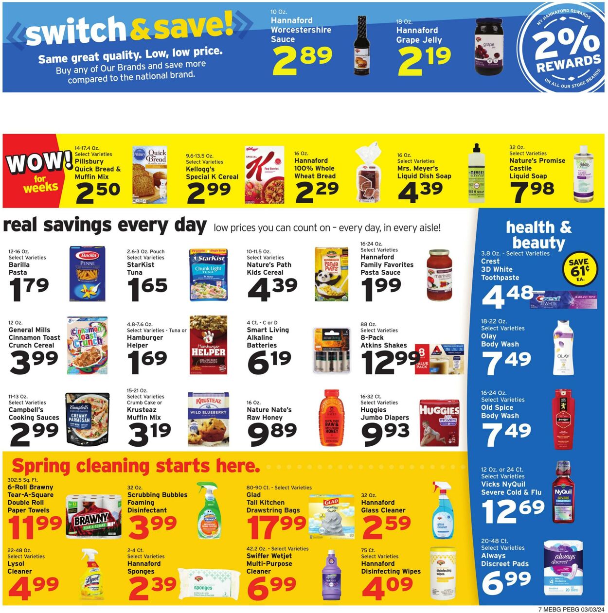 Weekly ad Hannaford 03/03/2024 - 03/09/2024