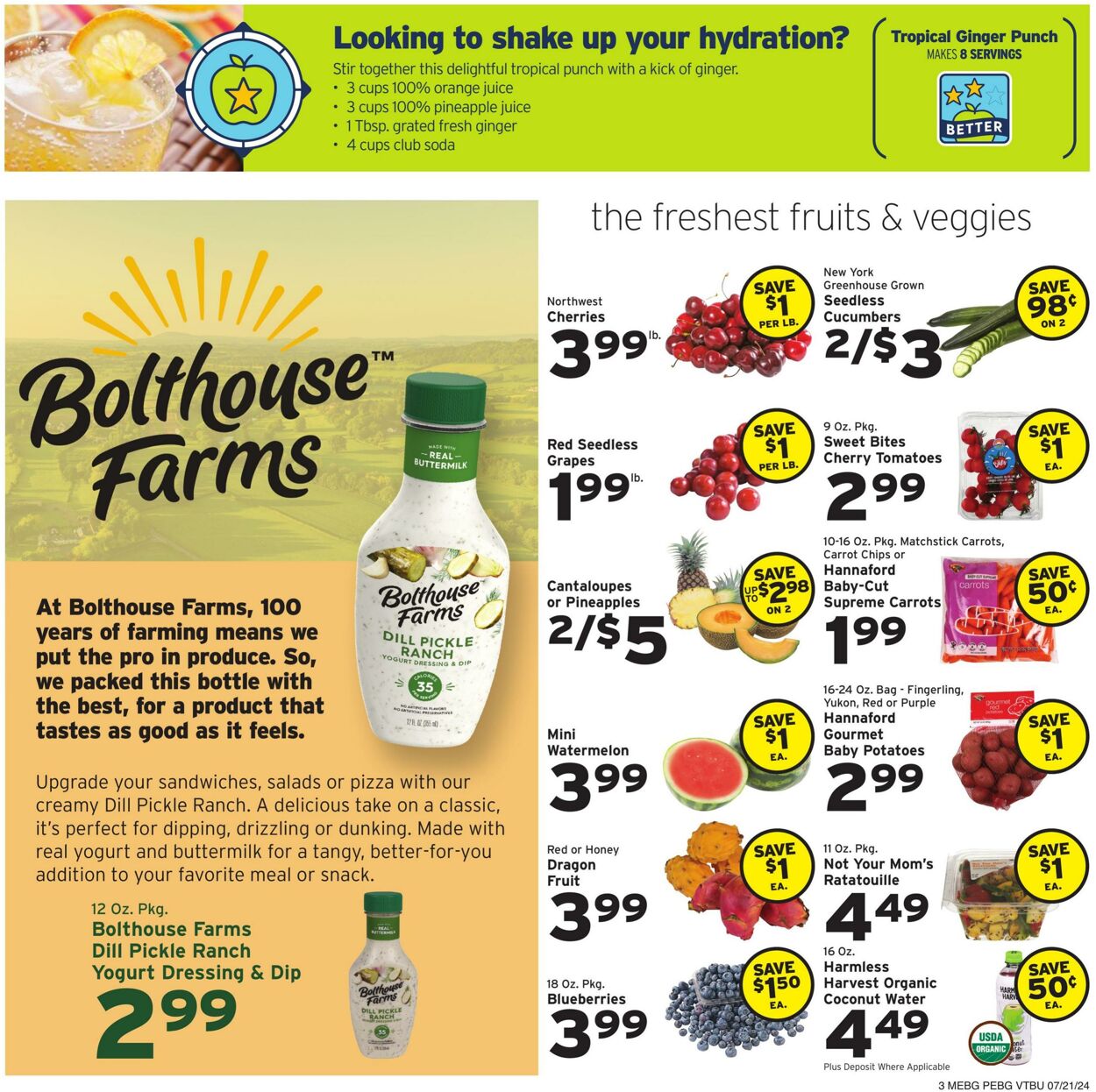 Weekly ad Hannaford 07/21/2024 - 07/27/2024