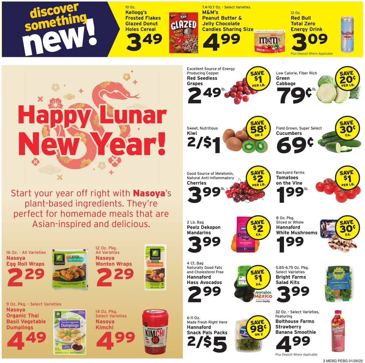 Weekly ad Hannaford 01/26/2025 - 02/01/2025