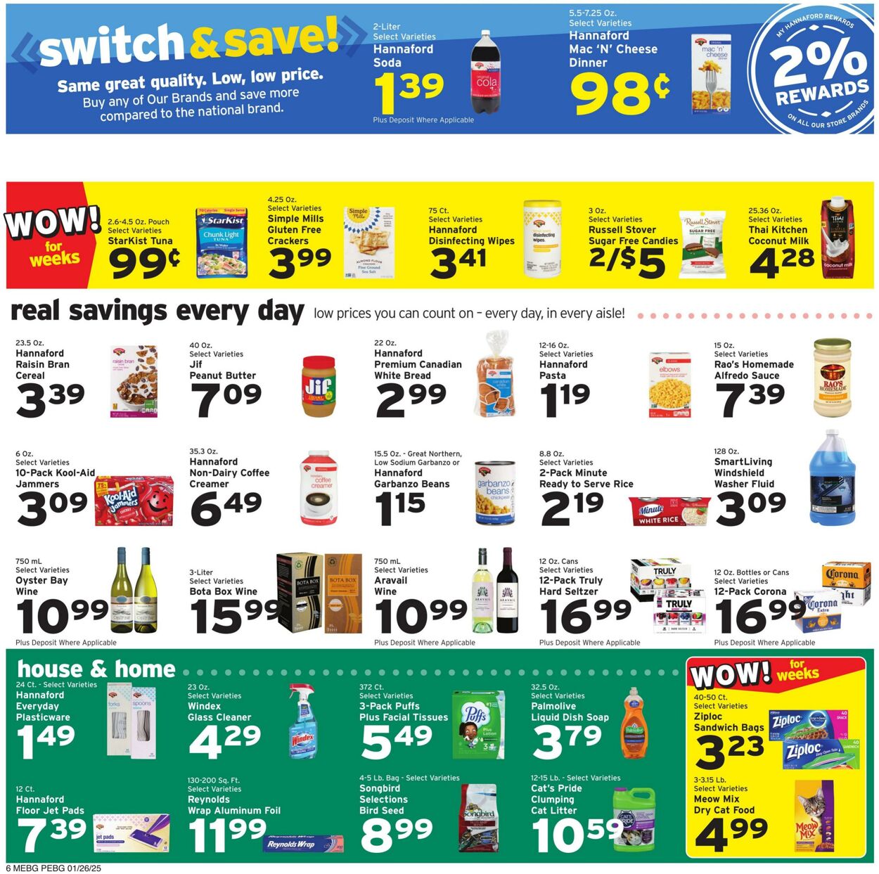 Weekly ad Hannaford 01/26/2025 - 02/01/2025