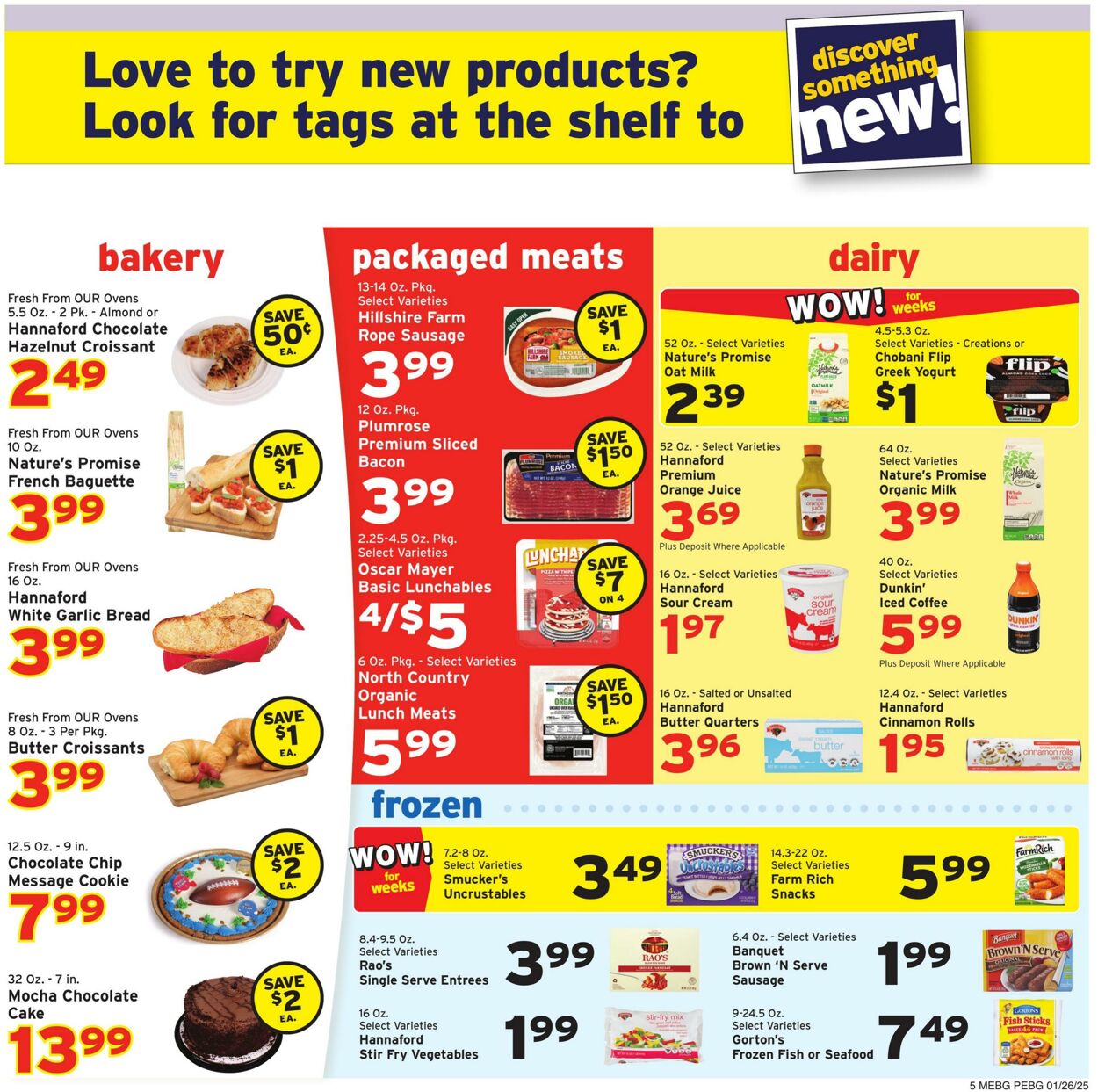 Weekly ad Hannaford 01/26/2025 - 02/01/2025