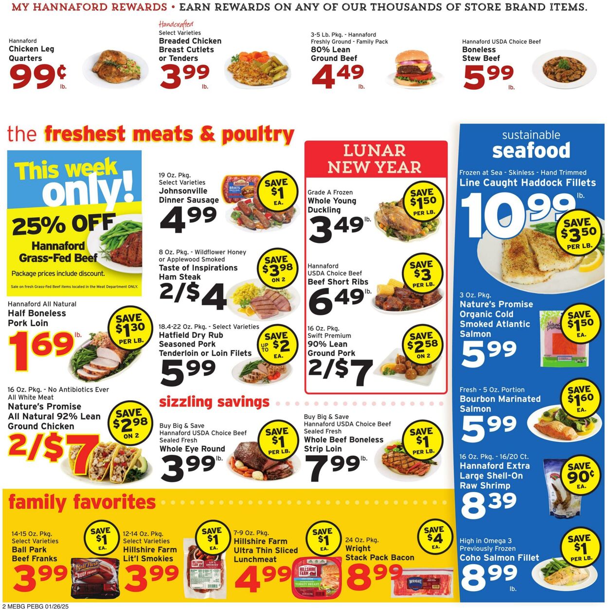 Weekly ad Hannaford 01/26/2025 - 02/01/2025