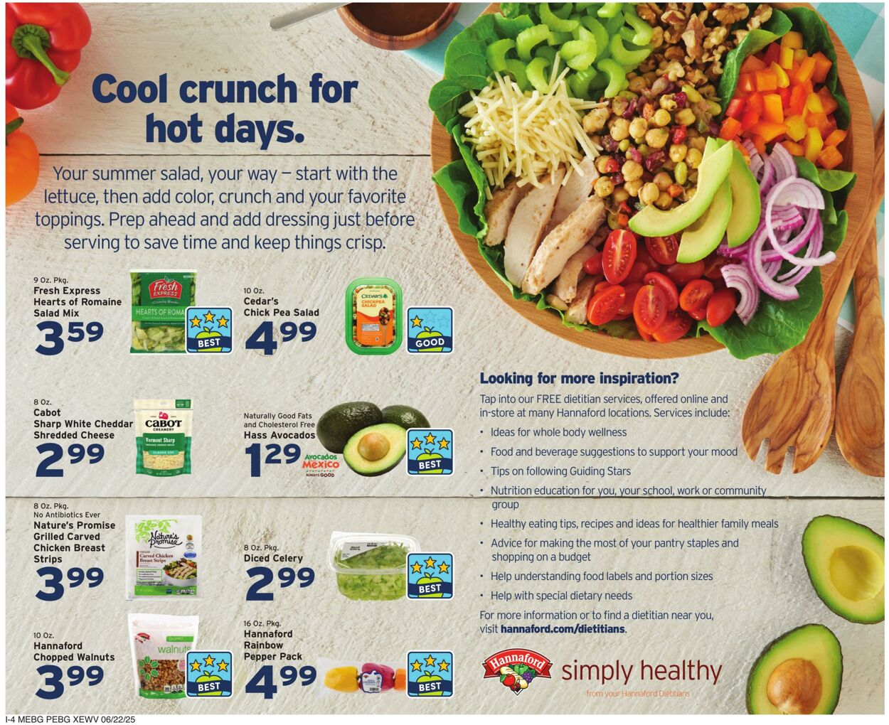 Weekly ad Hannaford 06/22/2025 - 06/28/2025