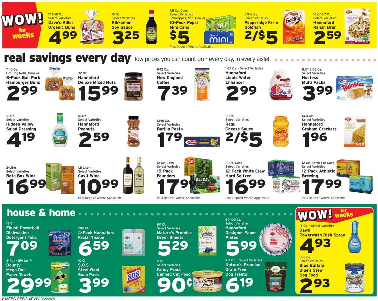 Weekly ad Hannaford 06/22/2025 - 06/28/2025