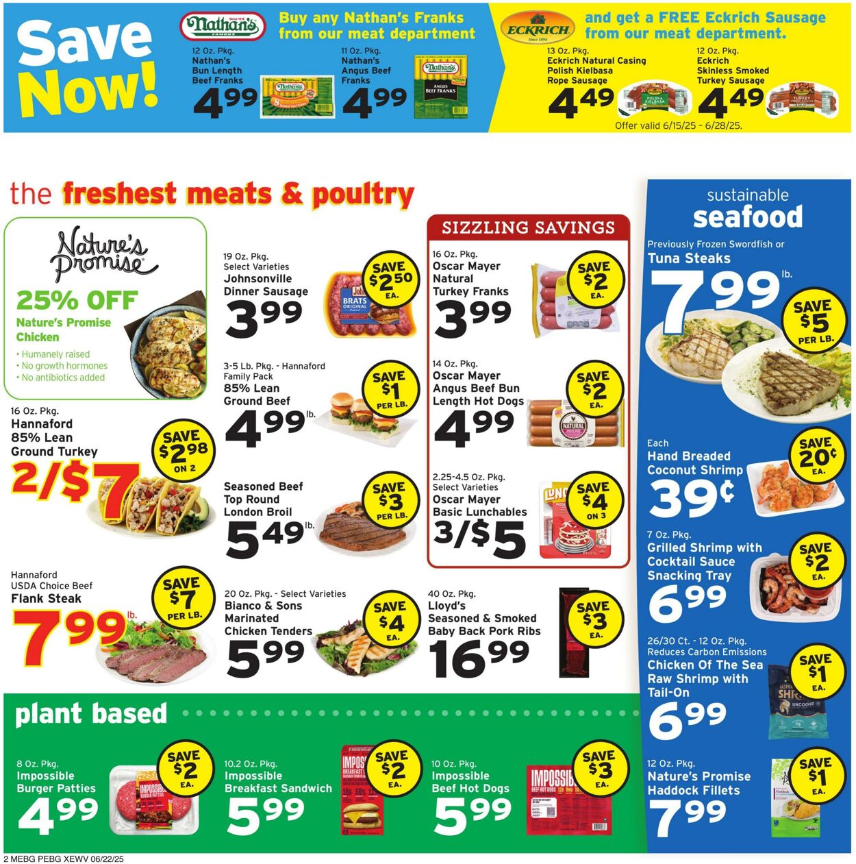 Weekly ad Hannaford 06/22/2025 - 06/28/2025