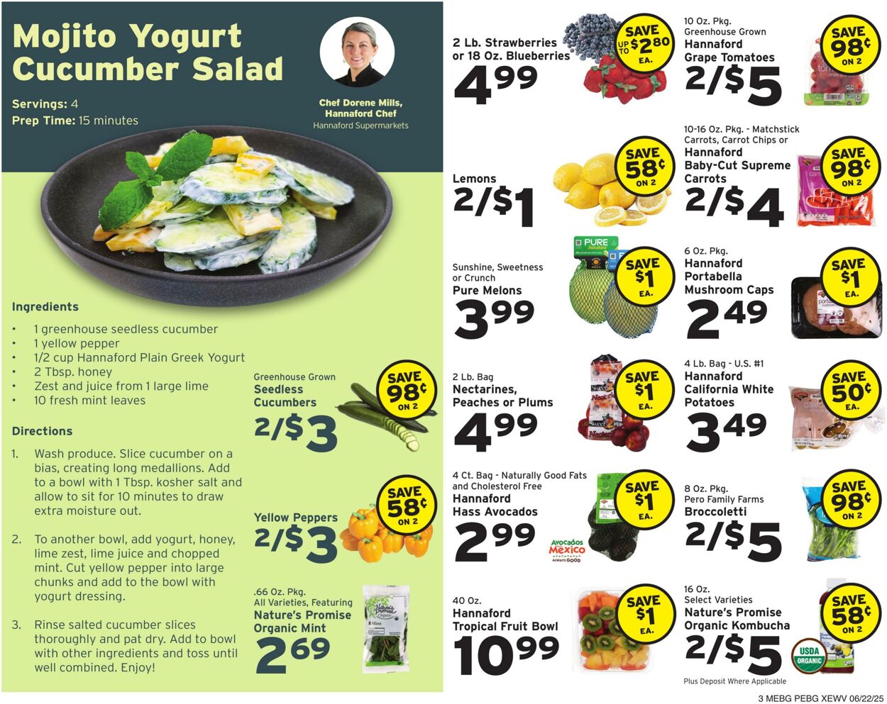 Weekly ad Hannaford 06/22/2025 - 06/28/2025